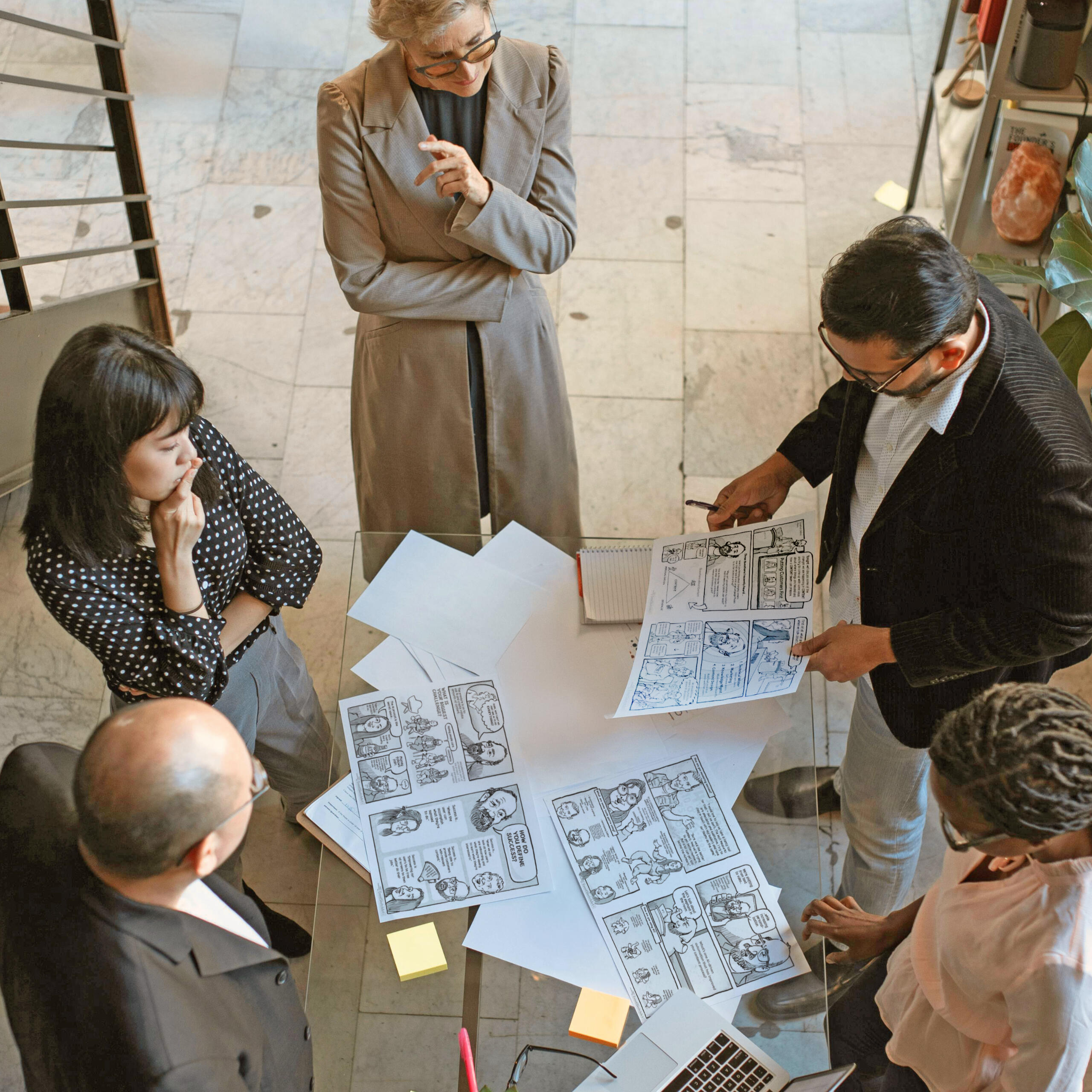 Live event sketching guest character sketches